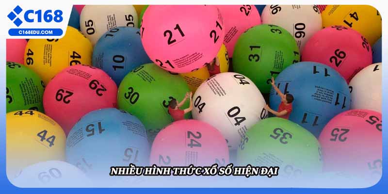 Nhiều hình thức xổ số hiện đại